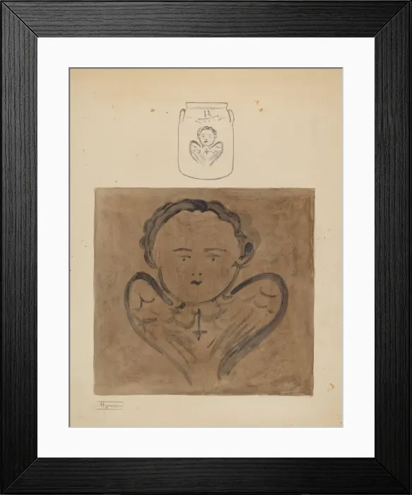 Framed Print : Jar, c. 1936. Creator: Frank Fumagalli Framed Print : Jar, c. 1936. Creator: Frank Fumagalli