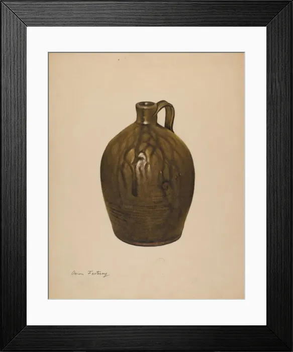Framed Print : Jug, c. 1938. Creator: Aaron Fastovsky Framed Print : Jug, c. 1938. Creator: Aaron Fastovsky