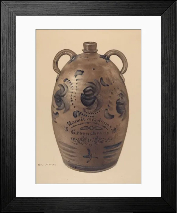 Framed Print : Jug, c. 1939. Creator: Aaron Fastovsky Framed Print : Jug, c. 1939. Creator: Aaron Fastovsky