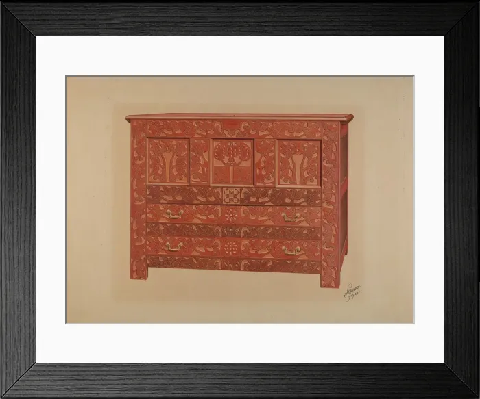 Framed Print : Hadley Chest, 1937. Creator: Lawrence Flynn Framed Print : Hadley Chest, 1937. Creator: Lawrence Flynn