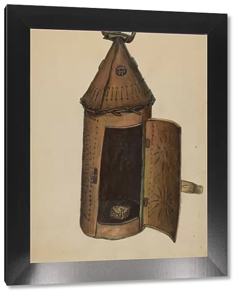 Lantern, c. 1937. Creator: Albert Eyth