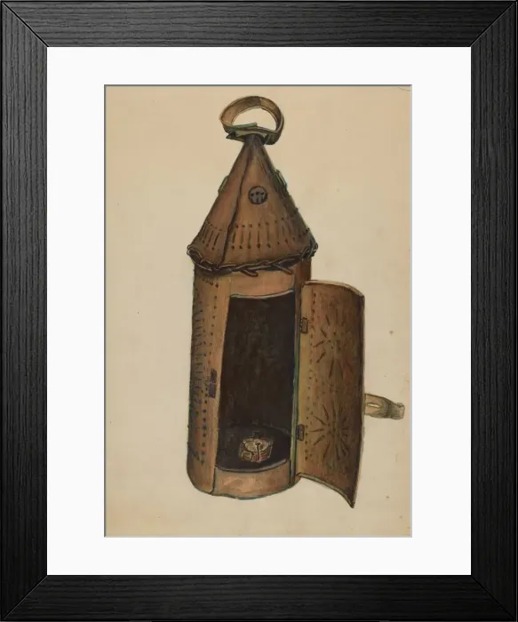 Framed Print : Lantern, c. 1937. Creator: Albert Eyth Framed Print : Lantern, c. 1937. Creator: Albert Eyth