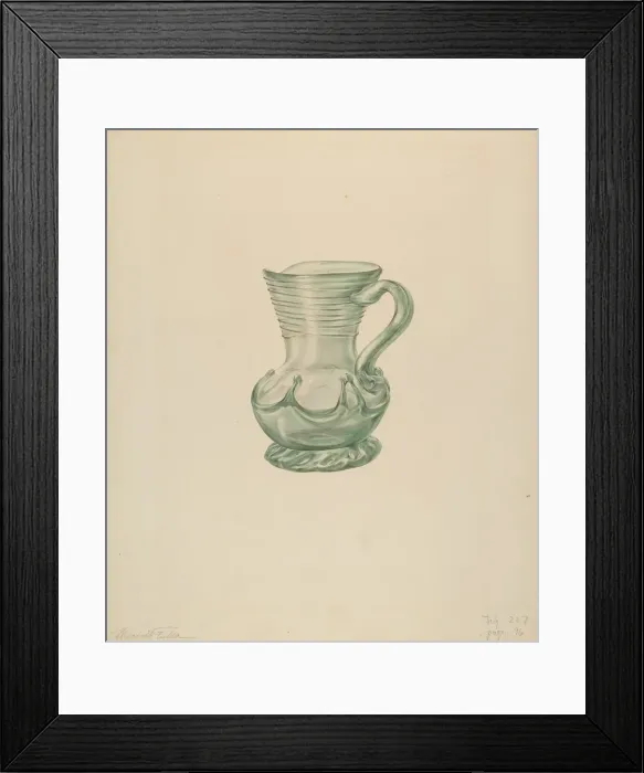 Framed Print : Pitcher, c. 1939. Creator: Elisabeth Fulda Framed Print : Pitcher, c. 1939. Creator: Elisabeth Fulda