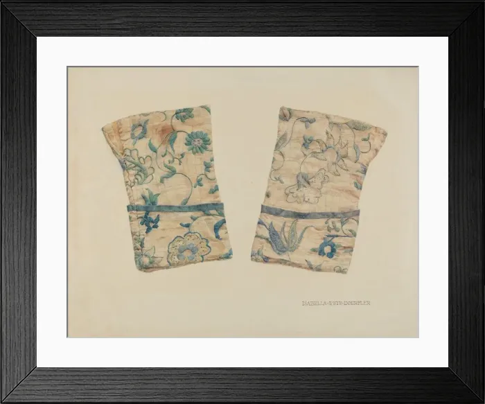 Framed Print : Linen Cuffs, 1935 / 1942. Creator: Isabella Ruth Doerfler Framed Print : Linen Cuffs, 1935 / 1942. Creator: Isabella Ruth Doerfler