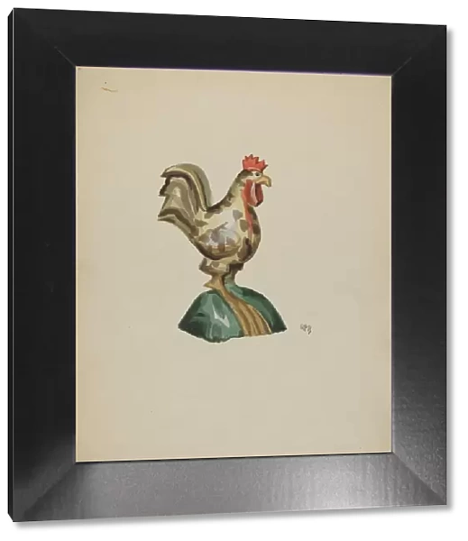 Pa. German Rooster, c. 1936. Creator: Raoul Du Bois