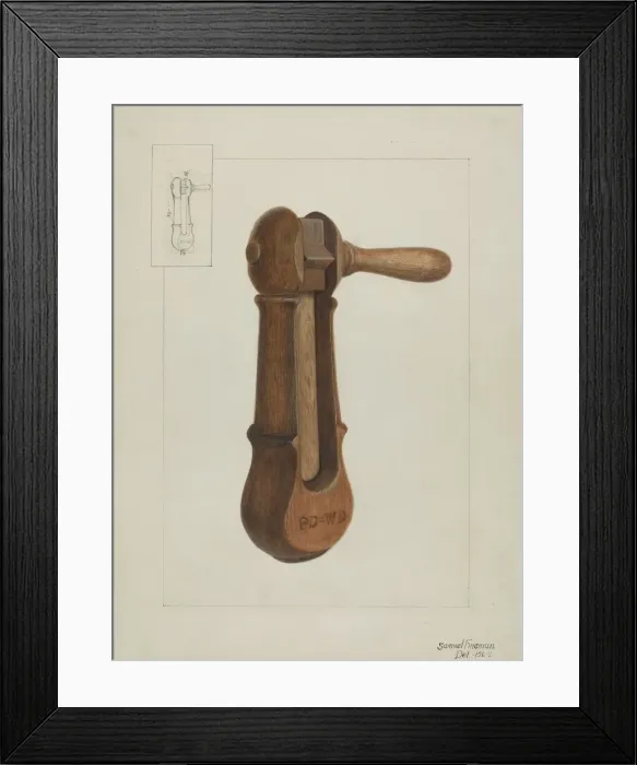Framed Print : Police Rattle, c. 1936. Creator: Samuel Fineman Framed Print : Police Rattle, c. 1936. Creator: Samuel Fineman