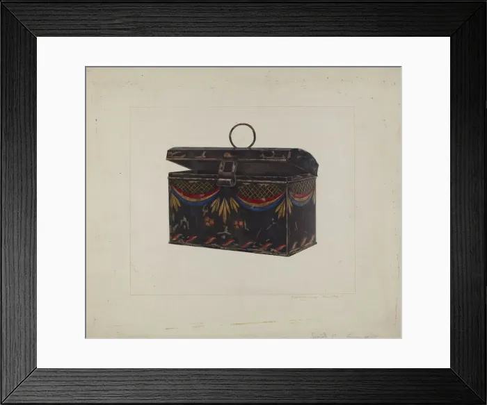 Framed Print : Lunch Box, 1935 / 1942. Creator: Edward L Loper Framed Print : Lunch Box, 1935 / 1942. Creator: Edward L Loper