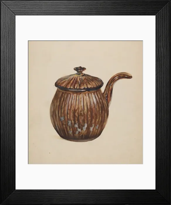 Framed Print : Posset Pot, c. 1936. Creator: Roberta Elvis Framed Print : Posset Pot, c. 1936. Creator: Roberta Elvis