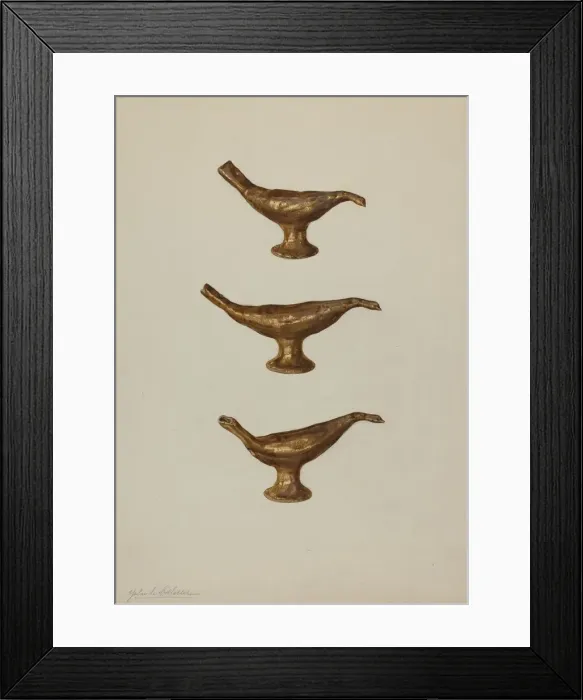 Framed Print : Pa. German Whistle, c. 1939. Creator: Yolande Delasser Framed Print : Pa. German Whistle, c. 1939. Creator: Yolande Delasser