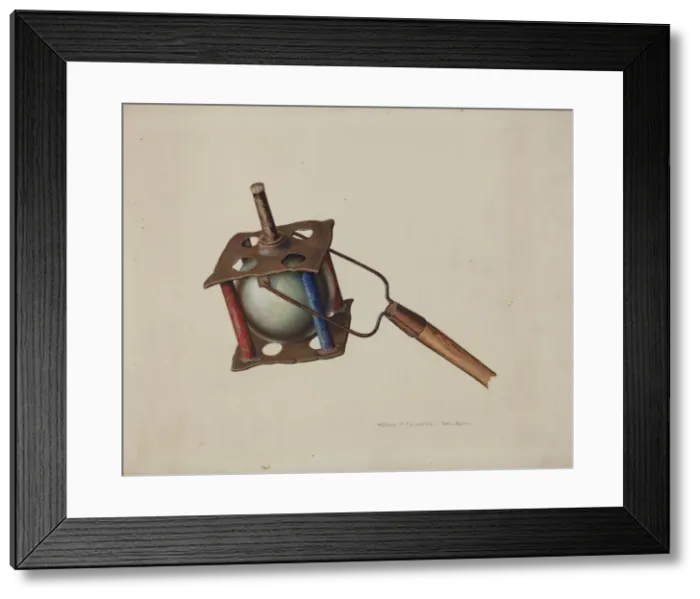 Framed Print : Parade Torch, c. 1939. Creator: William H Edwards Framed Print : Parade Torch, c. 1939. Creator: William H Edwards