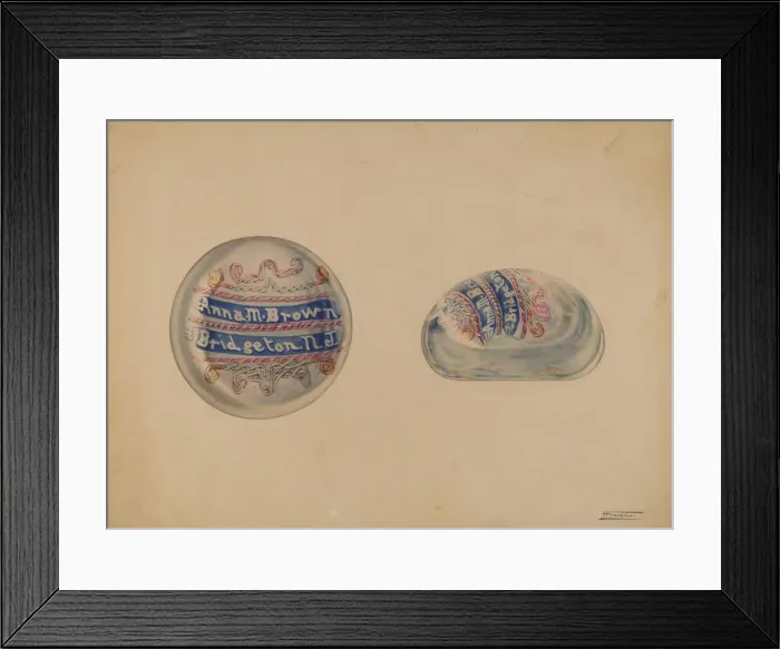 Framed Print : Paper Weight, c. 1937. Creator: Frank Fumagalli Framed Print : Paper Weight, c. 1937. Creator: Frank Fumagalli