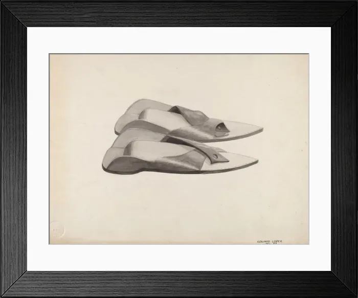 Framed Print : Pattens, c. 1936. Creator: Edward L Loper Framed Print : Pattens, c. 1936. Creator: Edward L Loper