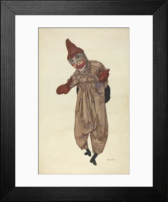 Framed Print : Puppet, 1935 / 1942. Creator: George File Framed Print : Puppet, 1935 / 1942. Creator: George File