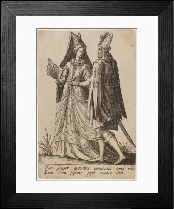 Framed Print : Non semper gravibus... 1597. Creator: Robert Boissard Framed Print : Non semper gravibus... 1597. Creator: Robert Boissard