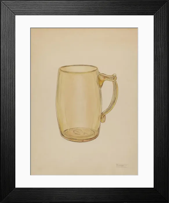Framed Print : Mug, c. 1940. Creator: Frank Fumagalli Framed Print : Mug, c. 1940. Creator: Frank Fumagalli