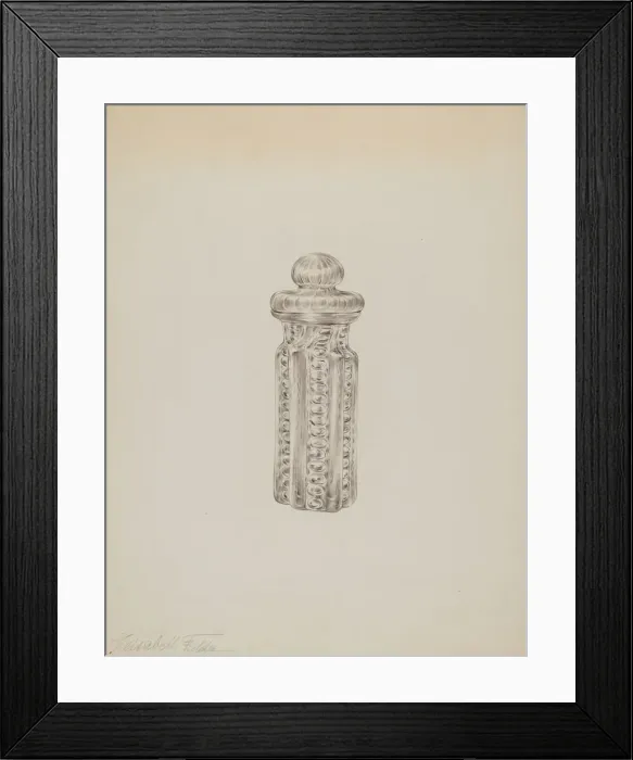 Framed Print : Mustard Pot, c. 1939. Creator: Elisabeth Fulda Framed Print : Mustard Pot, c. 1939. Creator: Elisabeth Fulda