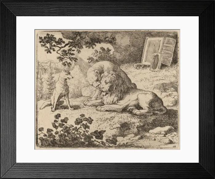Framed Print : Reynard Describes the Missing Treasures, probably c. 1645 / 1656 Framed Print : Reynard Describes the Missing Treasures, probably c. 1645 / 1656