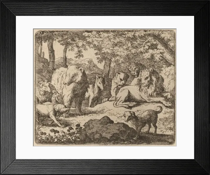 Framed Print : Reynard is Released to Tell His Story, probably c. 1645  /  1656