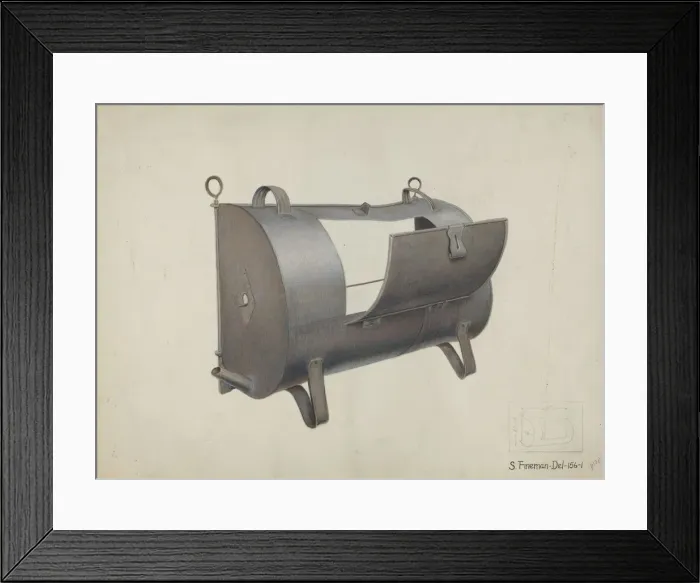 Framed Print : Roasting Oven, c. 1937. Creator: Samuel Fineman Framed Print : Roasting Oven, c. 1937. Creator: Samuel Fineman