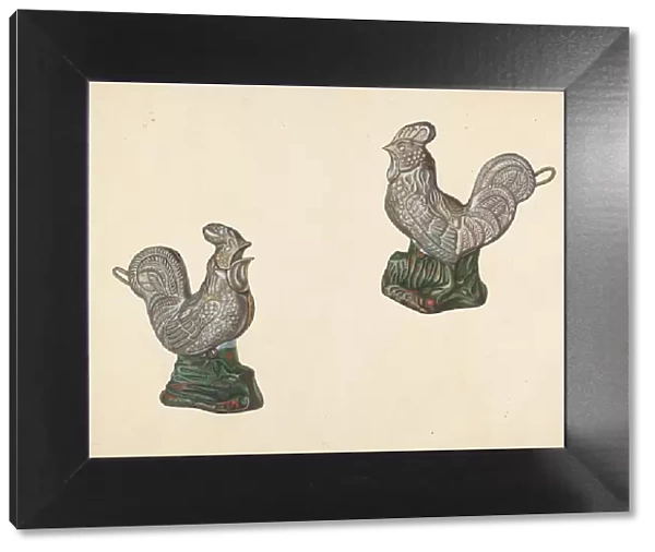 Rooster Coin Bank, c. 1938. Creator: William O. Fletcher