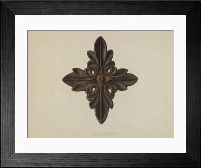 Framed Print : Rosette, 1938. Creator: Max Fernekes Framed Print : Rosette, 1938. Creator: Max Fernekes