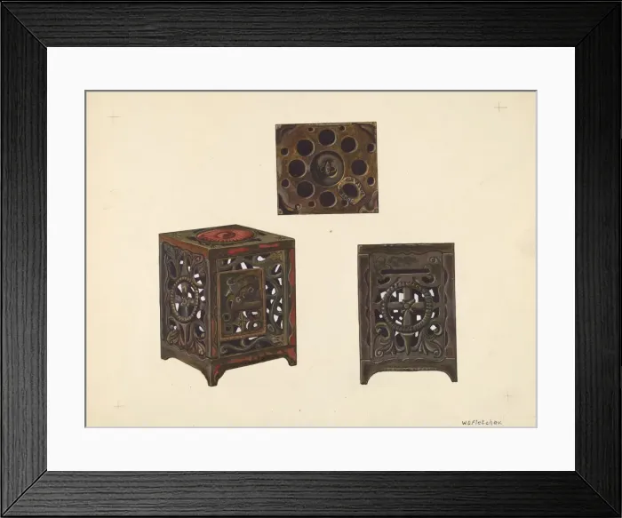 Framed Print : Safe Bank, c. 1938. Creator: William O. Fletcher Framed Print : Safe Bank, c. 1938. Creator: William O. Fletcher