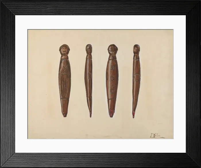 Framed Print : Salem Dolls, 1935 / 1942. Creator: Beverly Chichester Framed Print : Salem Dolls, 1935 / 1942. Creator: Beverly Chichester