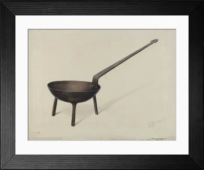 Framed Print : Sauce Pan, c. 1937. Creator: Edward L Loper Framed Print : Sauce Pan, c. 1937. Creator: Edward L Loper