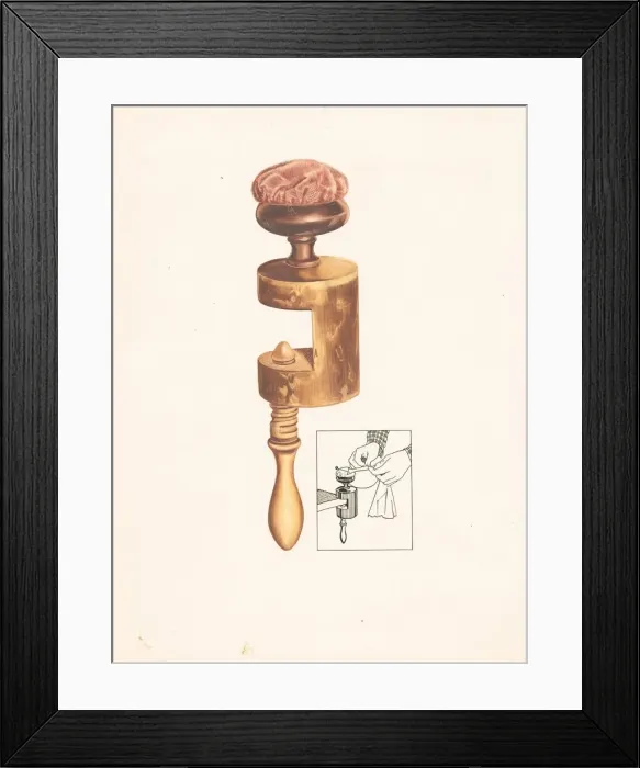 Framed Print : Sewing Screw, c. 1938. Creator: Frank Eiseman Framed Print : Sewing Screw, c. 1938. Creator: Frank Eiseman
