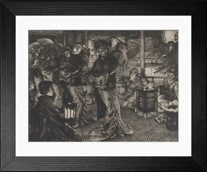 Framed Print : The Parable of the Prodigal Son, No. II: In Foreign Climes, 1882. Creator: James Tissot Framed Print : The Parable of the Prodigal Son, No. II: In Foreign Climes, 1882. Creator: James Tissot