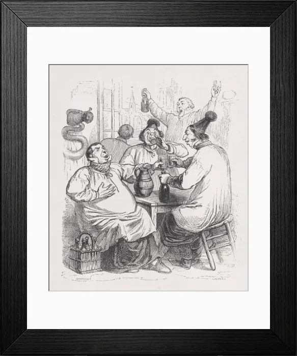 Framed Print : The Parish Singers from The Complete Works of Beranger, 1836. Creator: Cherrier Framed Print : The Parish Singers from The Complete Works of Beranger, 1836. Creator: Cherrier