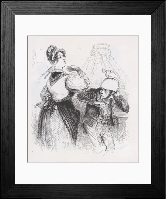 Framed Print : The Third Husband from The Complete Works of Beranger, 1836 Framed Print : The Third Husband from The Complete Works of Beranger, 1836