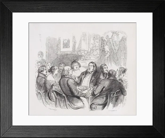 Framed Print : Thirteen at the Table from The Complete Works of Beranger, 1836 Framed Print : Thirteen at the Table from The Complete Works of Beranger, 1836