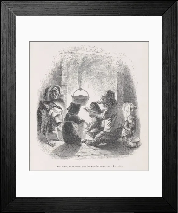 Framed Print : We live between ourselves, we hate the nuisances and the visits from Scenes from th Framed Print : We live between ourselves, we hate the nuisances and the visits from Scenes from th