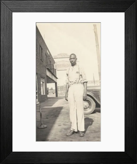 Framed Print : Photographic print of Westley Williams, ca. 1920. Creator: Unknown Framed Print : Photographic print of Westley Williams, ca. 1920. Creator: Unknown