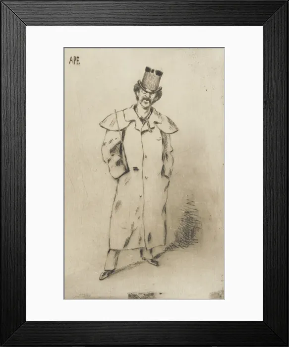 Framed Print : Portrait of Whistler, 1881. Creator: Carlo Pellegrini Framed Print : Portrait of Whistler, 1881. Creator: Carlo Pellegrini