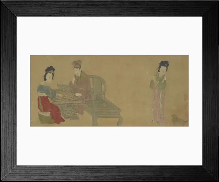 Framed Print : Emperor Minghuang and Consort Yang Playing Weiqi, Ming or Qing dynasty, (17th century?) Framed Print : Emperor Minghuang and Consort Yang Playing Weiqi, Ming or Qing dynasty, (17th century?)