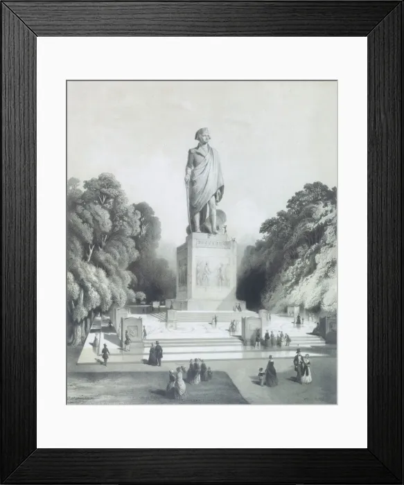 Framed Print : Proposed Colossal Statue of George Washington for the City of New York, 1845. Creator: G Framed Print : Proposed Colossal Statue of George Washington for the City of New York, 1845. Creator: G