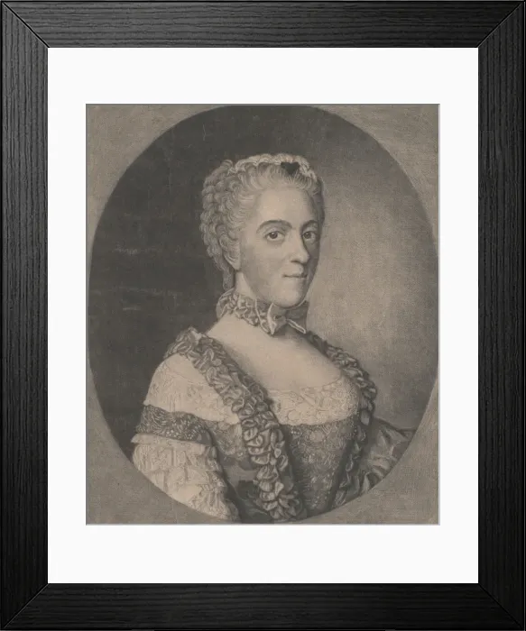 Framed Print : Portrait of Mme. Anne-Henriette de France, 1750. Creator: Francois Xavier Vispre Framed Print : Portrait of Mme. Anne-Henriette de France, 1750. Creator: Francois Xavier Vispre