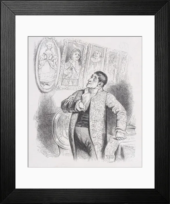 Framed Print : The Child of Good Breeding from The Complete Works of Beranger, 1836