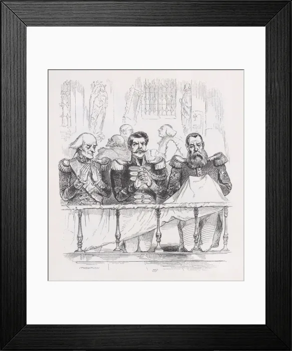 Framed Print : The Capuchins from The Complete Works of Beranger, 1836. Creator: John Thompson Framed Print : The Capuchins from The Complete Works of Beranger, 1836. Creator: John Thompson