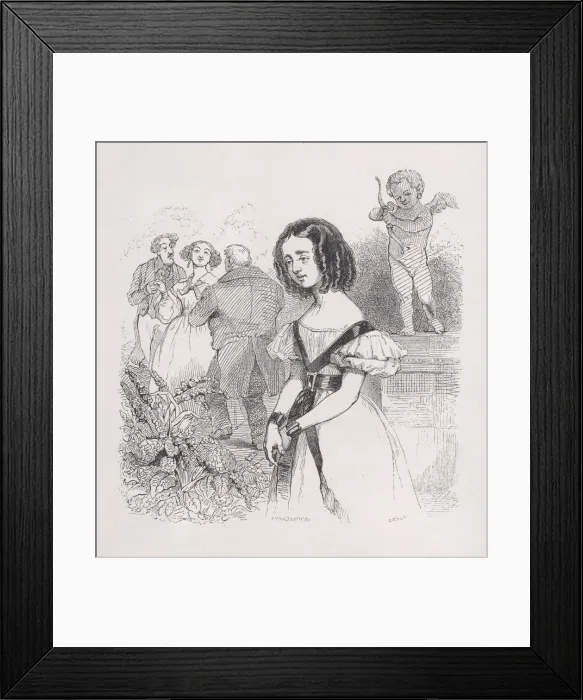 Framed Print : The Puppets from The Complete Works of Beranger, 1836. Creator: John Thompson Framed Print : The Puppets from The Complete Works of Beranger, 1836. Creator: John Thompson