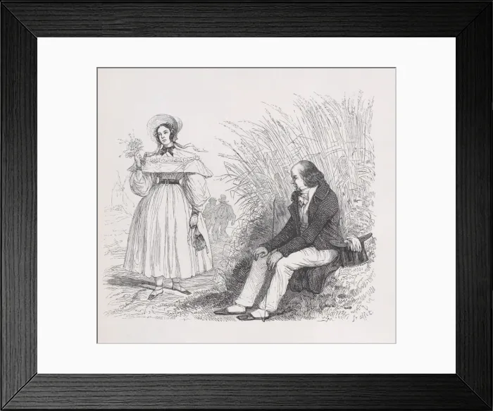 Framed Print : The Daughter of the People from The Complete Works of Beranger, 1836 Framed Print : The Daughter of the People from The Complete Works of Beranger, 1836