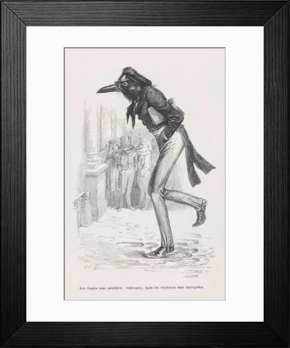 Framed Print : The studies are painful, expensive; but the students are intrepid from Scenes Framed Print : The studies are painful, expensive; but the students are intrepid from Scenes