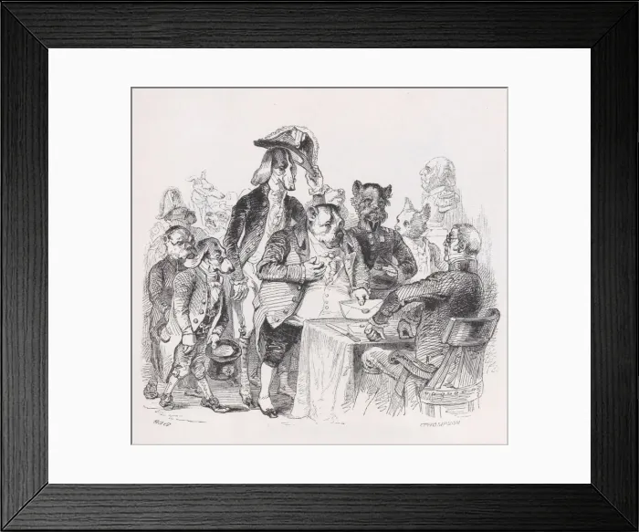 Framed Print : Request of quality dogs from The Complete Works of Beranger, 1836 Framed Print : Request of quality dogs from The Complete Works of Beranger, 1836