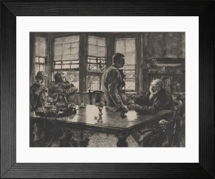 Framed Print : The Parable of the Prodigal Son: The Departure No. 1, 1882. Creator: James Tissot Framed Print : The Parable of the Prodigal Son: The Departure No. 1, 1882. Creator: James Tissot