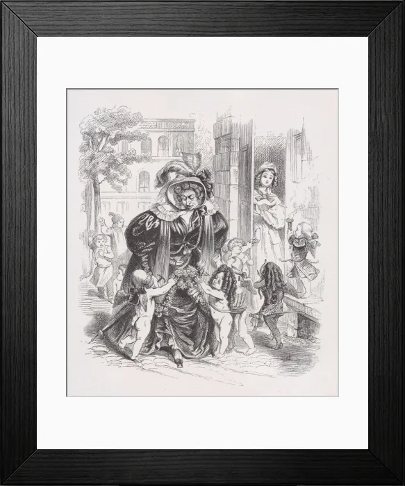 Framed Print : The Poor Putti from The Complete Works of Beranger, 1836 Framed Print : The Poor Putti from The Complete Works of Beranger, 1836