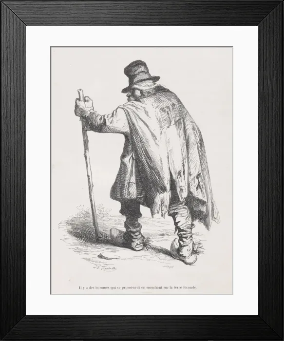 Framed Print : There are men who walk around begging on fertile ground from Scenes from the Privat Framed Print : There are men who walk around begging on fertile ground from Scenes from the Privat