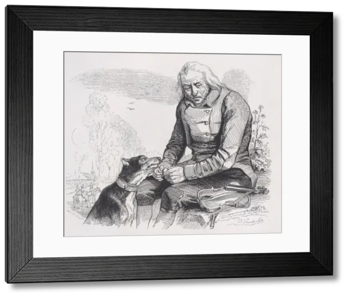 Framed Print : The Broken Violin from The Complete Works of Beranger, 1836 Framed Print : The Broken Violin from The Complete Works of Beranger, 1836