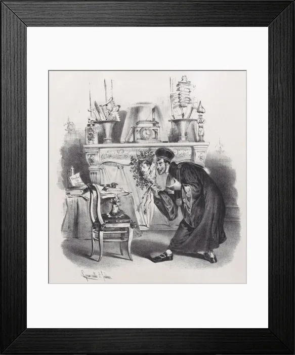 Framed Print : The Parsley Bouquet, 1832. Creator: Becquet Framed Print : The Parsley Bouquet, 1832. Creator: Becquet
